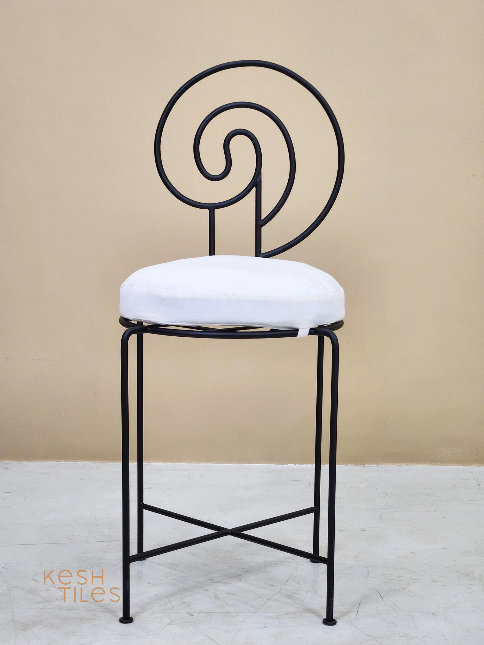 Set Of SPIRAL IRON CHAIRS