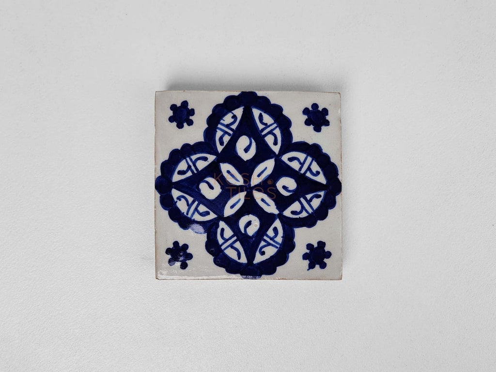 Afnane Navy Ceramic Tile 4x4