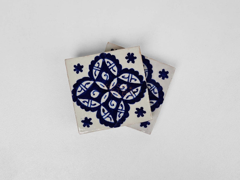 Afnane Navy Ceramic Tile 4x4