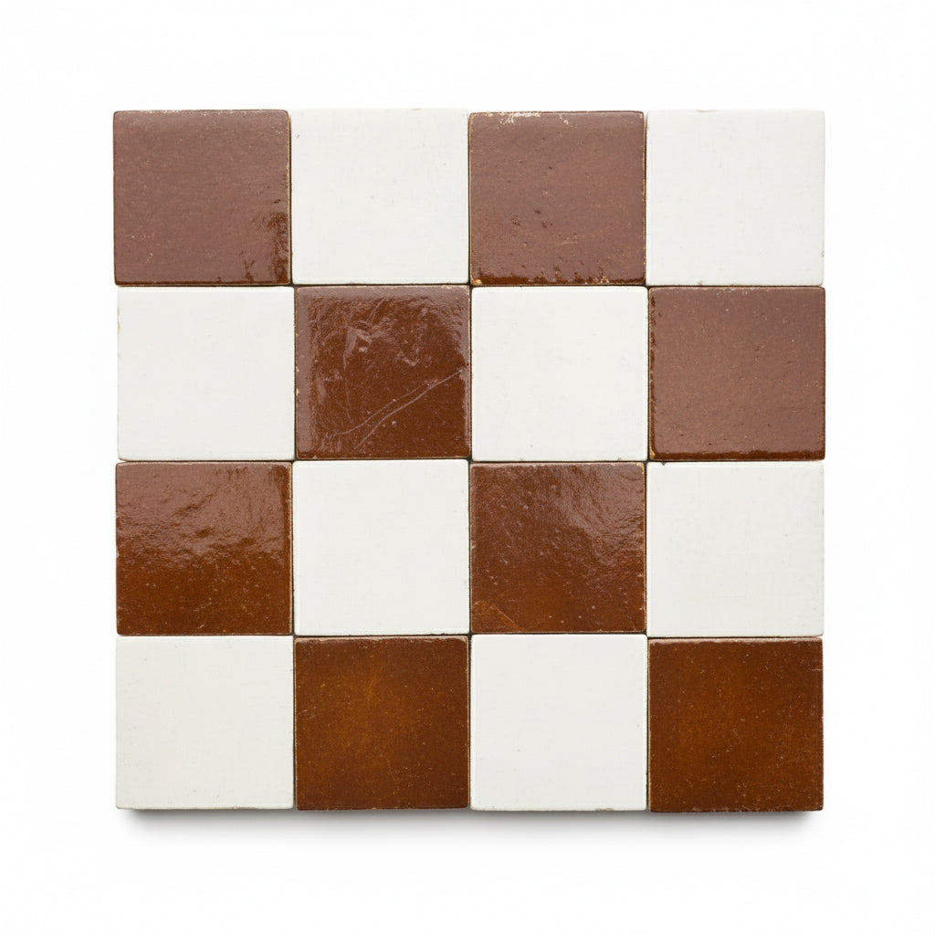 Alim 2×2 Checkerboard Zellige Tile