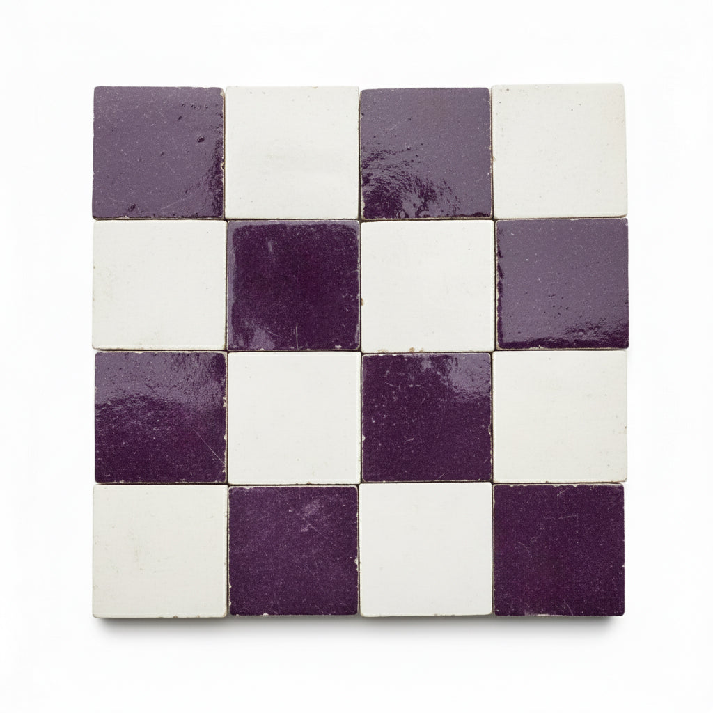 ANAGEL Checkerboard 2×2 Zellige Tile