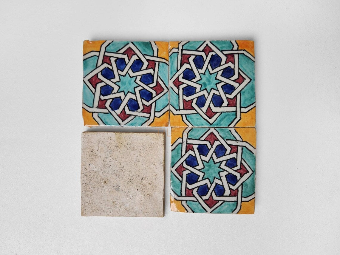 Anajel Colorful Ceramic Tile 4x4