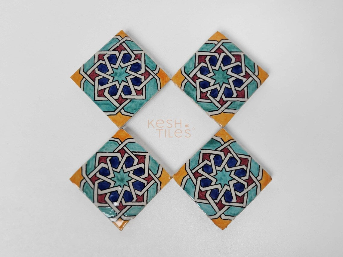 Anajel Colorful Ceramic Tile 4x4