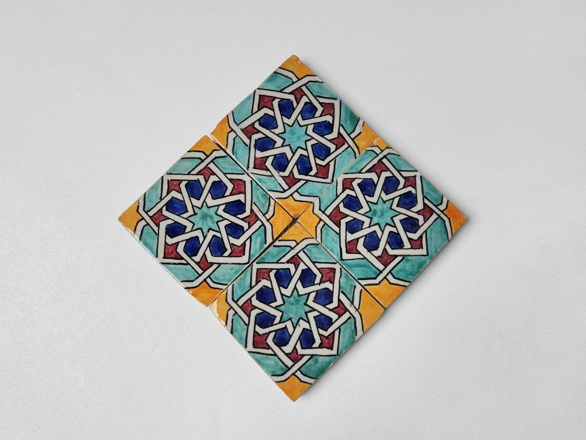 Anajel Colorful Ceramic Tile 4x4
