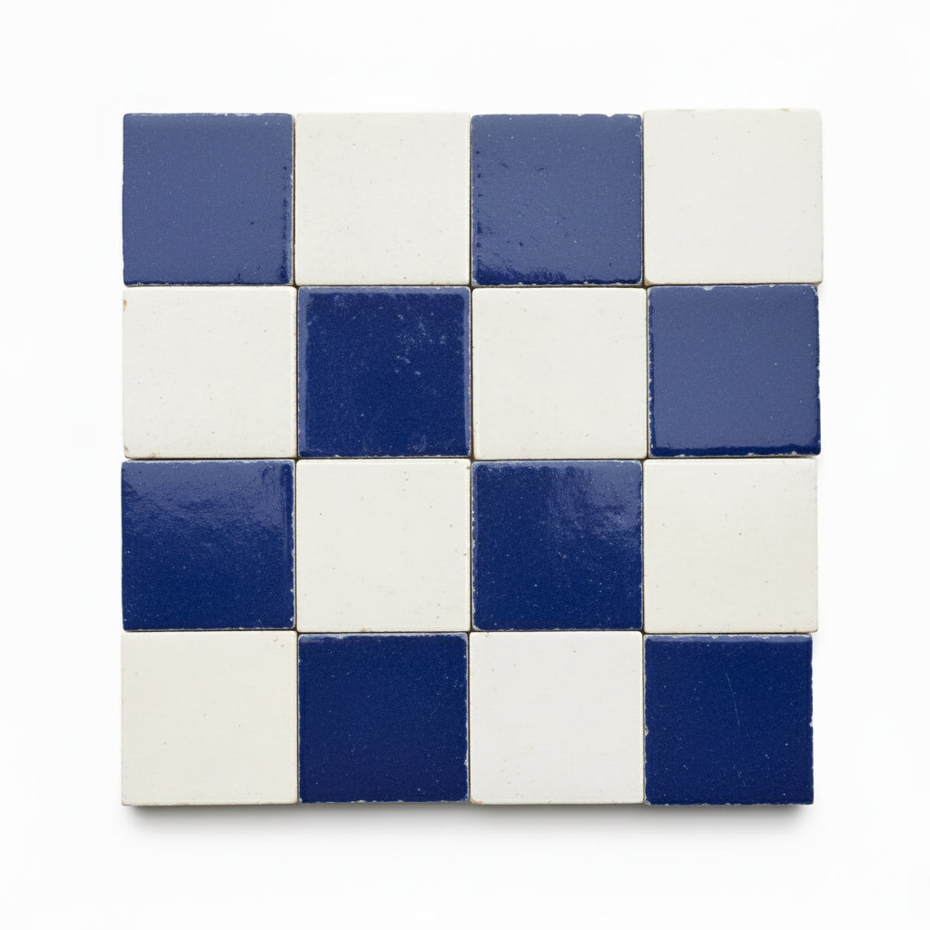 ANZAR Checkerboard 2×2 Zellige Tile