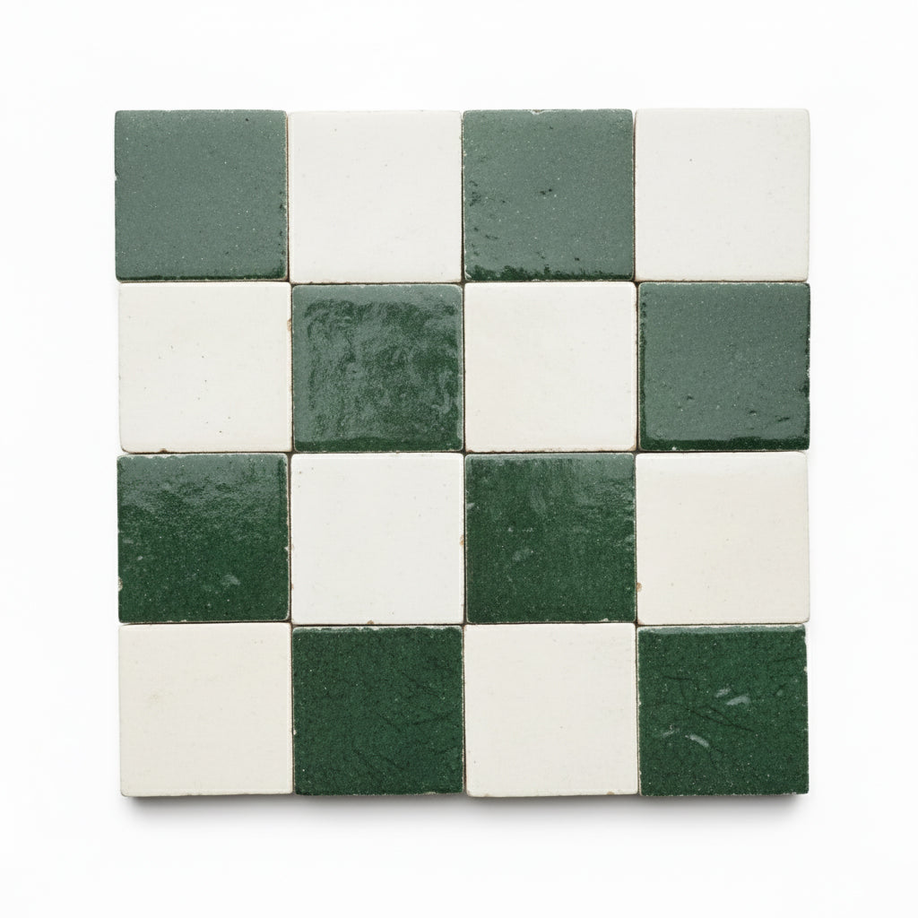ATAR Checkerboard 2×2 Zellige Tile