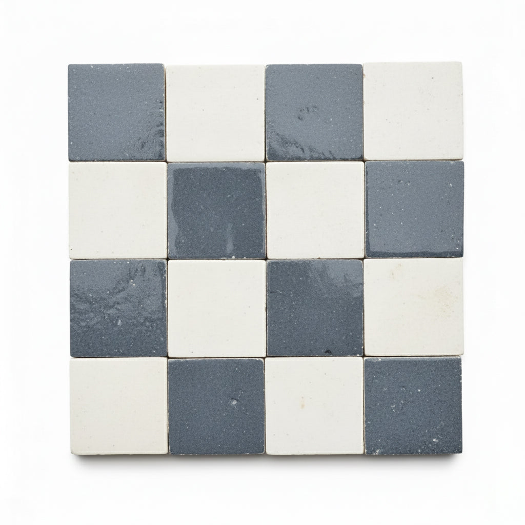 Dama 2×2 Checkerboard Zellige Tile