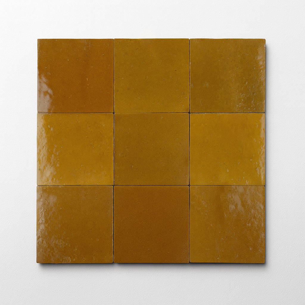 Desert Clay 4x4 Brown Square Zellige Tile