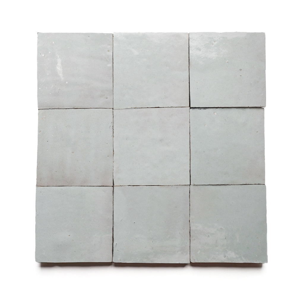 Fez Stone 4x4 Gray Square Zellige Tile