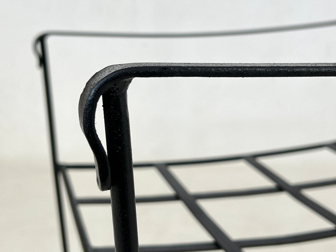 Massin - Handmade Moroccan Iron Lounge Chair, Black Outdoor Provence Seating