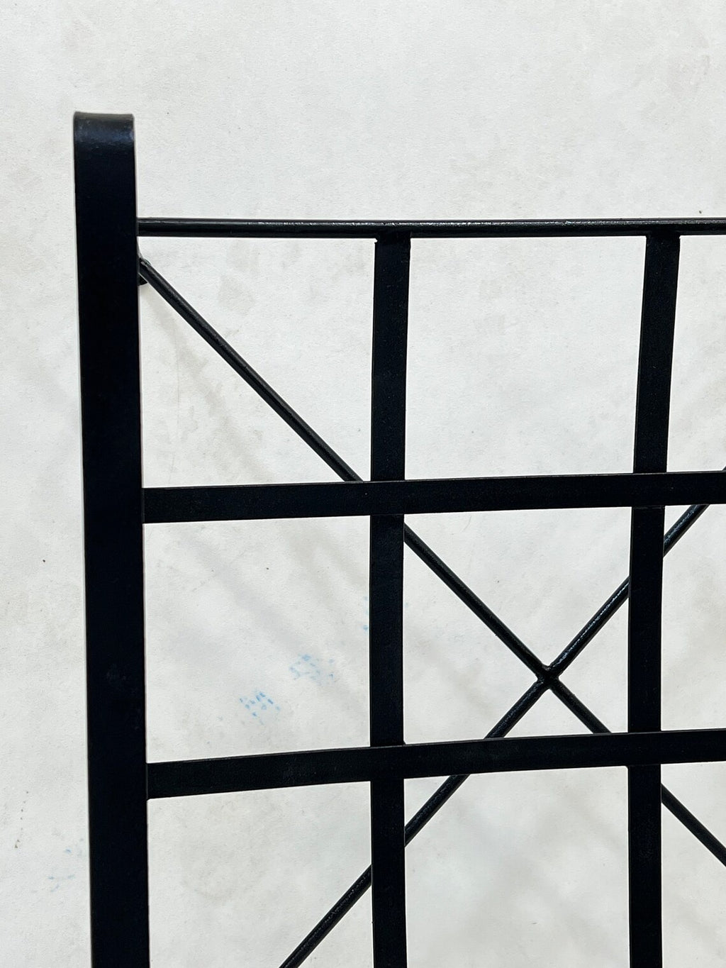 Massin - Handmade Moroccan Iron Lounge Chair, Black Outdoor Provence Seating