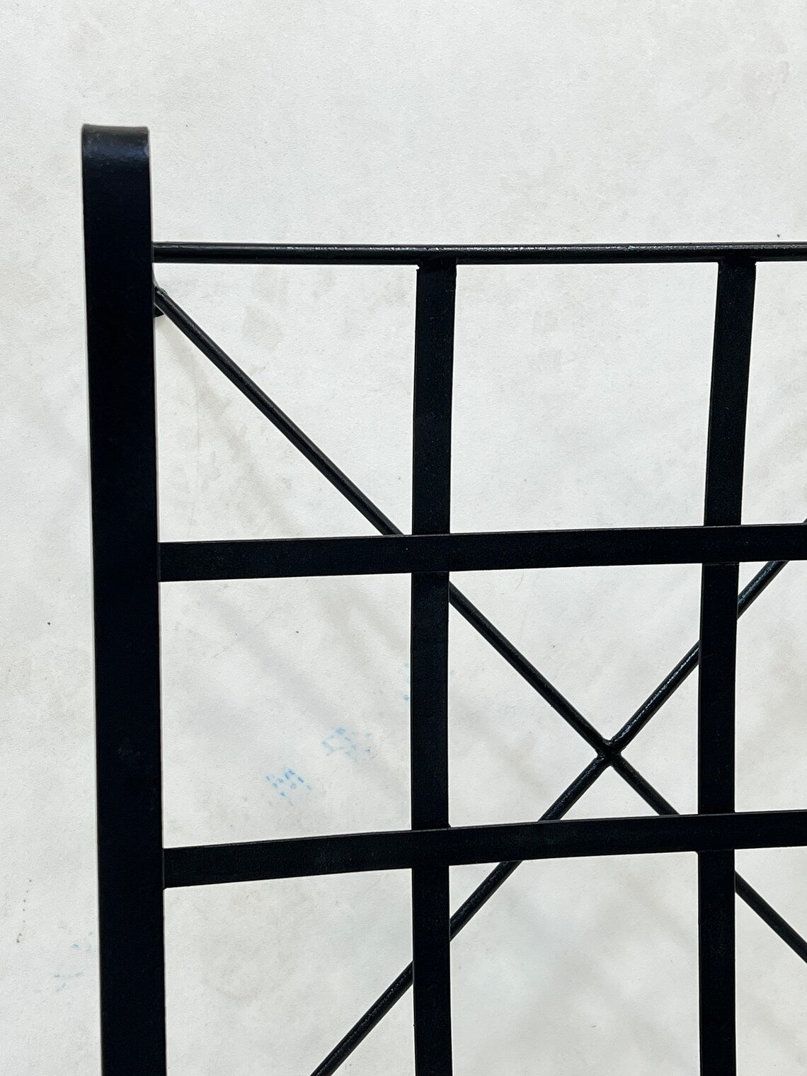 Massin - Handmade Moroccan Iron Lounge Chair, Black Outdoor Provence Seating