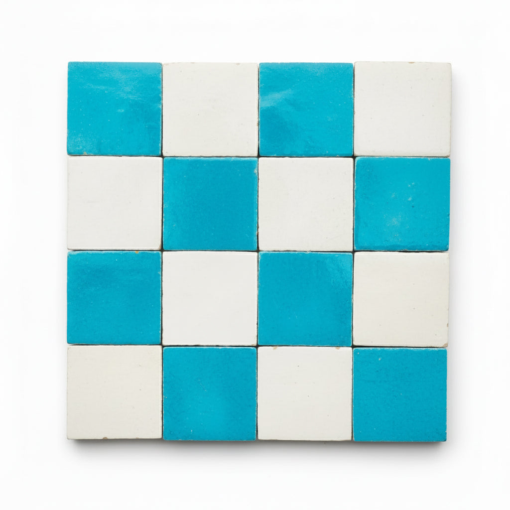 AYOUR 2×2 Checkerboard Zellige Tile