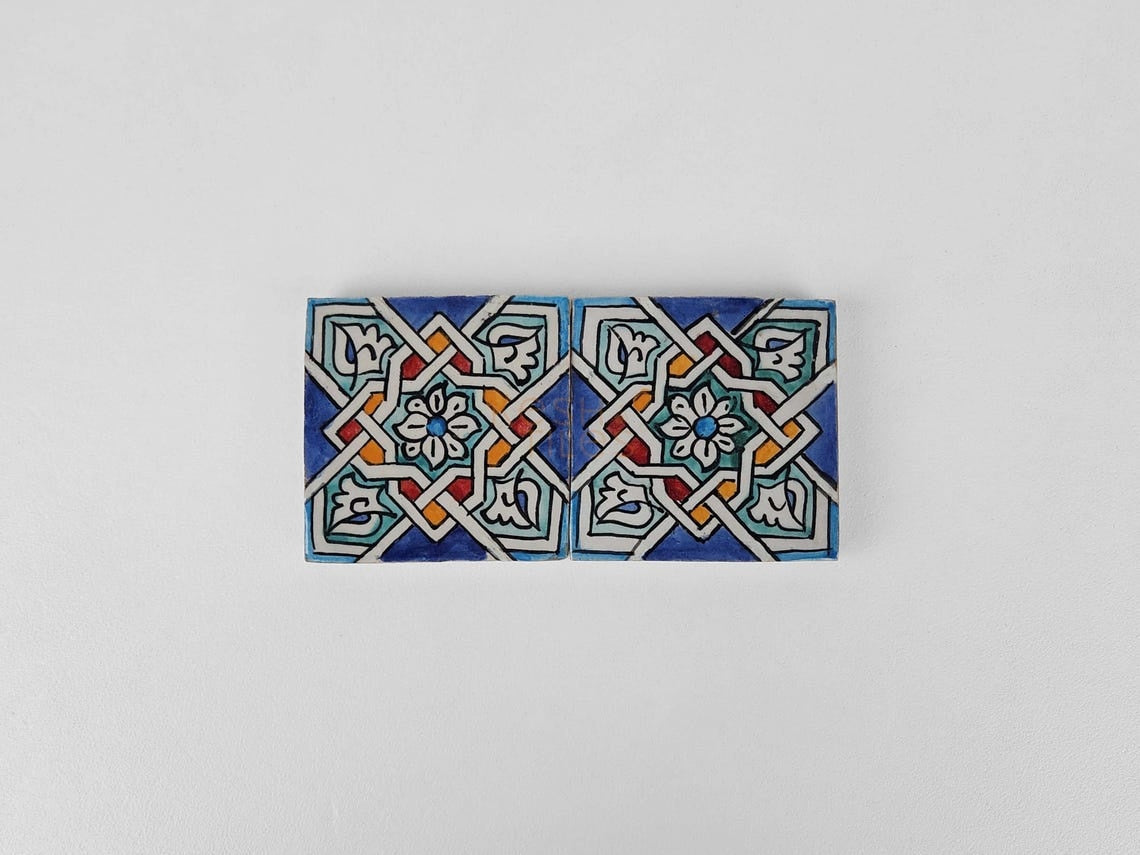 Majid Colorful Ceramic Tile 4x4