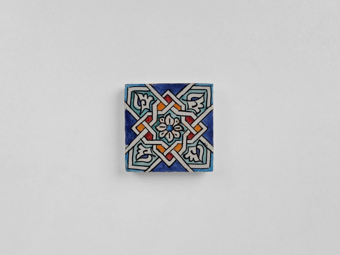 Majid Colorful Ceramic Tile 4x4