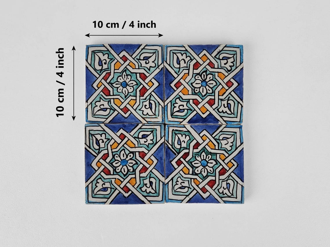 Majid Colorful Ceramic Tile 4x4
