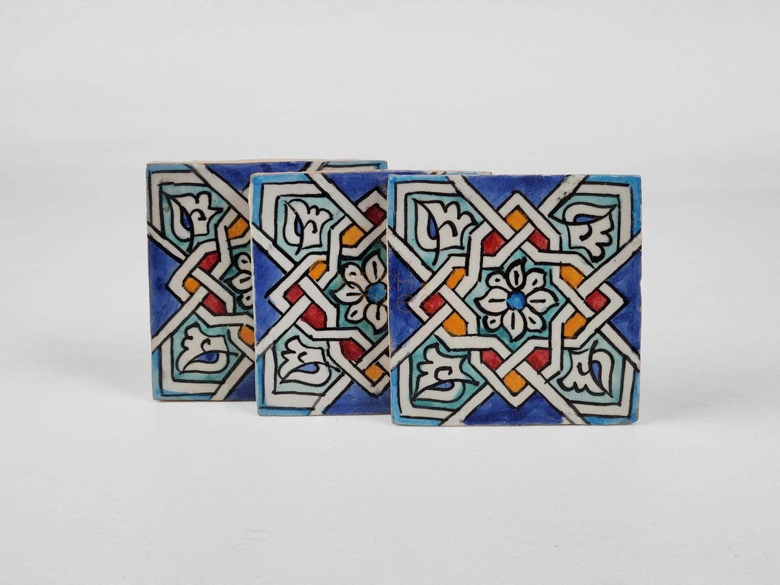 Majid Colorful Ceramic Tile 4x4