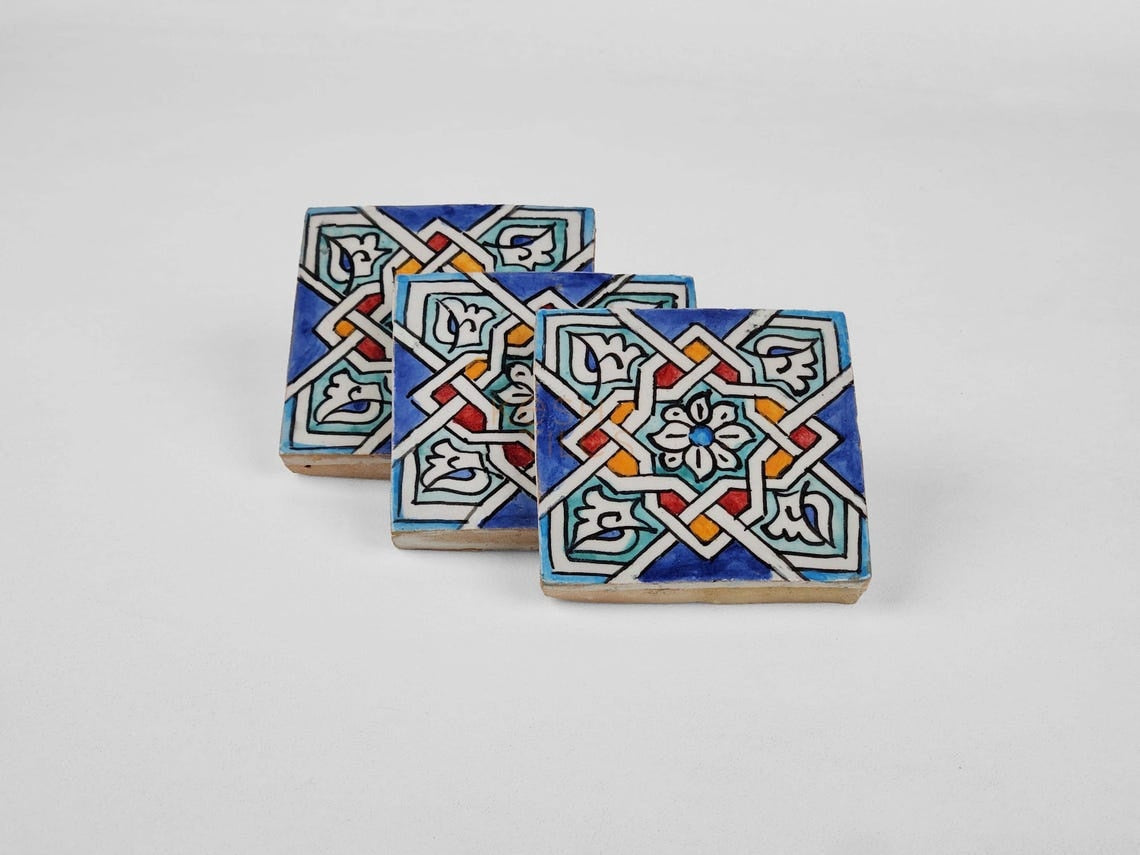 Majid Colorful Ceramic Tile 4x4
