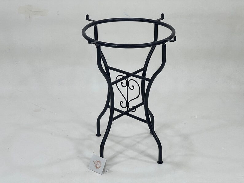 Atlas - Custom Mosaic Side Table, Handmade Geometric Tile Table