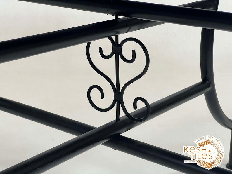 Asirem - Custom Mosaic Table, Handmade Colorful Zellige Patio Table