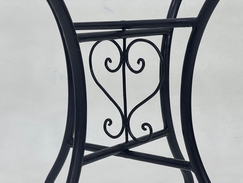 Jamila - Custom Mosaic Table, Handmade Moroccan Tile Patio Table