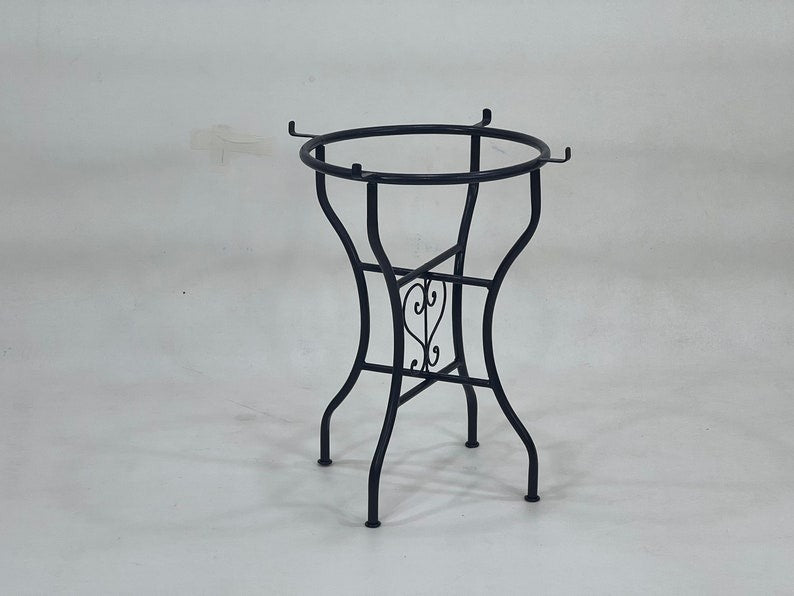 Yuba - Round Moroccan Mosaic Table, Handmade Colorful Patio Garden Table