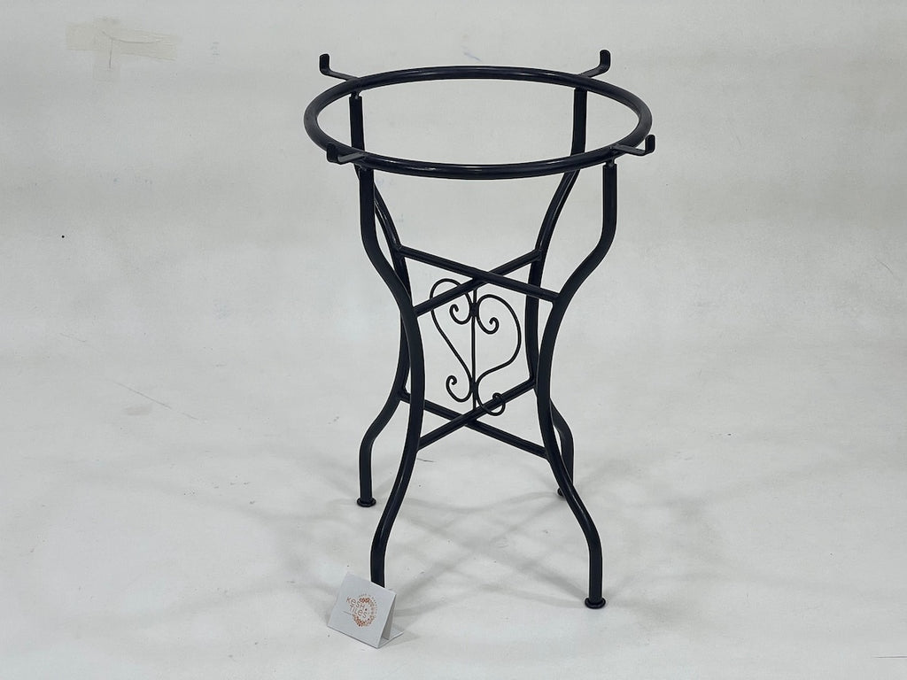 Ameni - Round Mosaic Table, Handmade Moroccan Colorful Tile Table