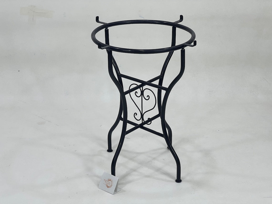 Ameni - Round Mosaic Table, Handmade Moroccan Colorful Tile Table