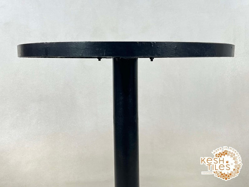 Habib - Green Mosaic Tile Table, Handmade Moroccan Coffee Table