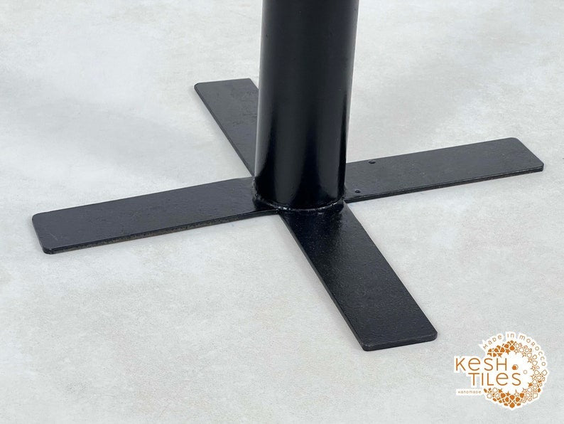 Habib - Green Mosaic Tile Table, Handmade Moroccan Coffee Table