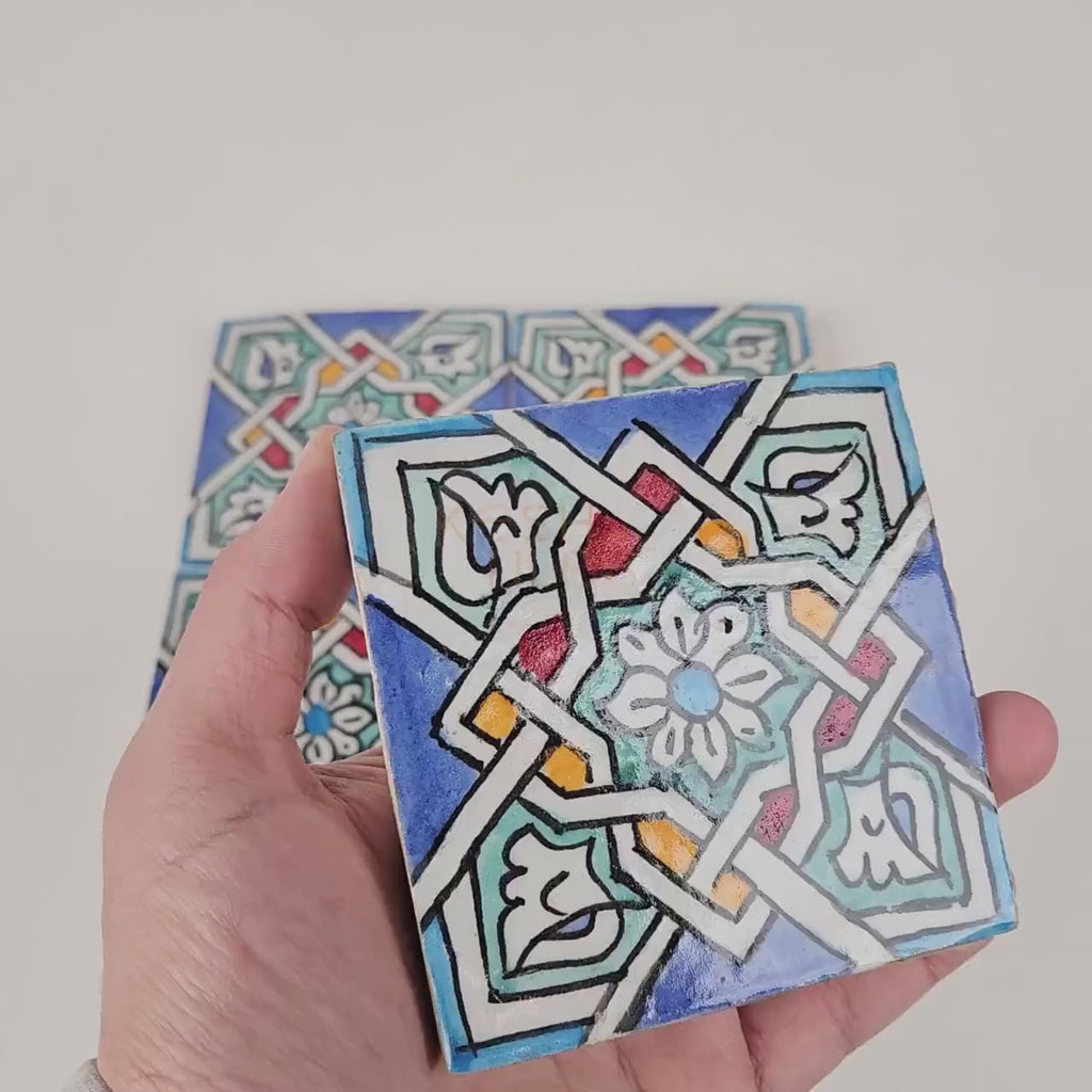 Majid Colorful Ceramic Tile 4x4