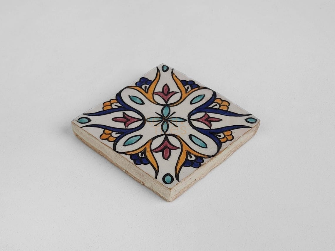 Ranim Colorful Ceramic Tile 4x4