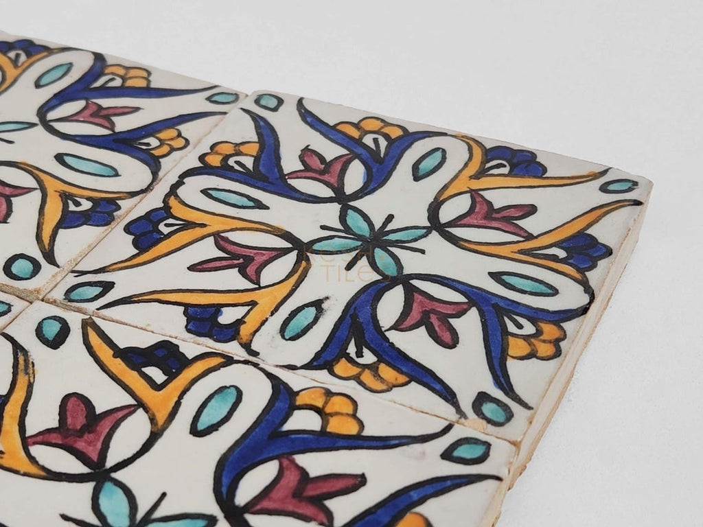 Ranim Colorful Ceramic Tile 4x4