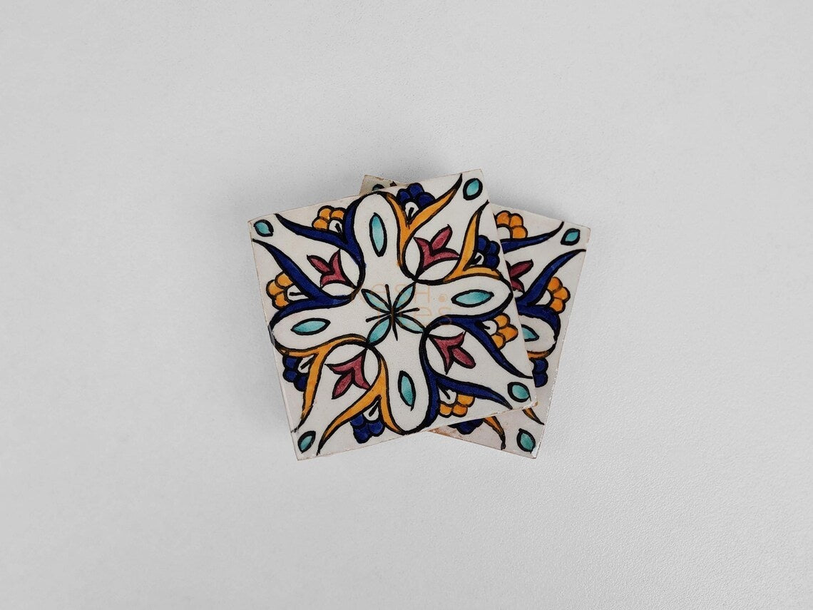 Ranim Colorful Ceramic Tile 4x4