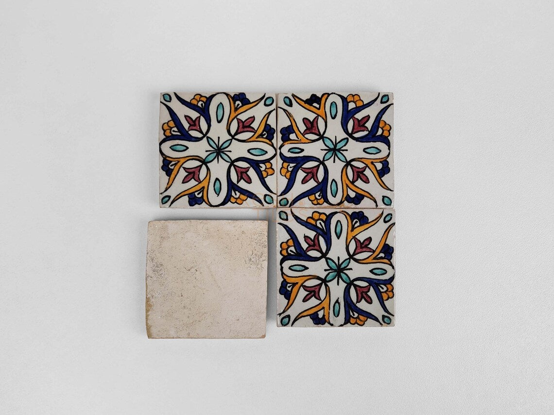 Ranim Colorful Ceramic Tile 4x4