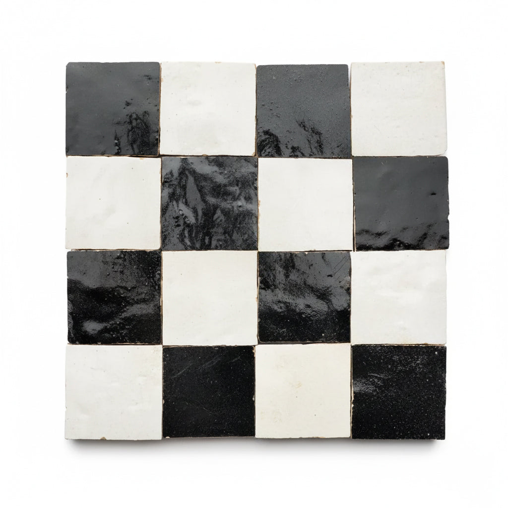 Sheetz Tile Shadow 2x2 Checkerboard Zellige Tile – Zelligery