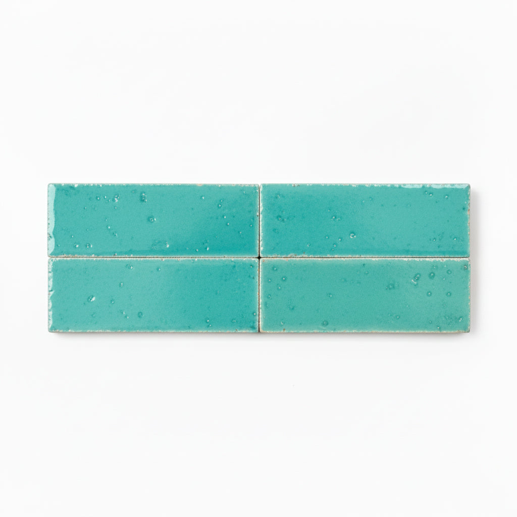 Tidepool 2x6 Green Bejmat Zellige Tile