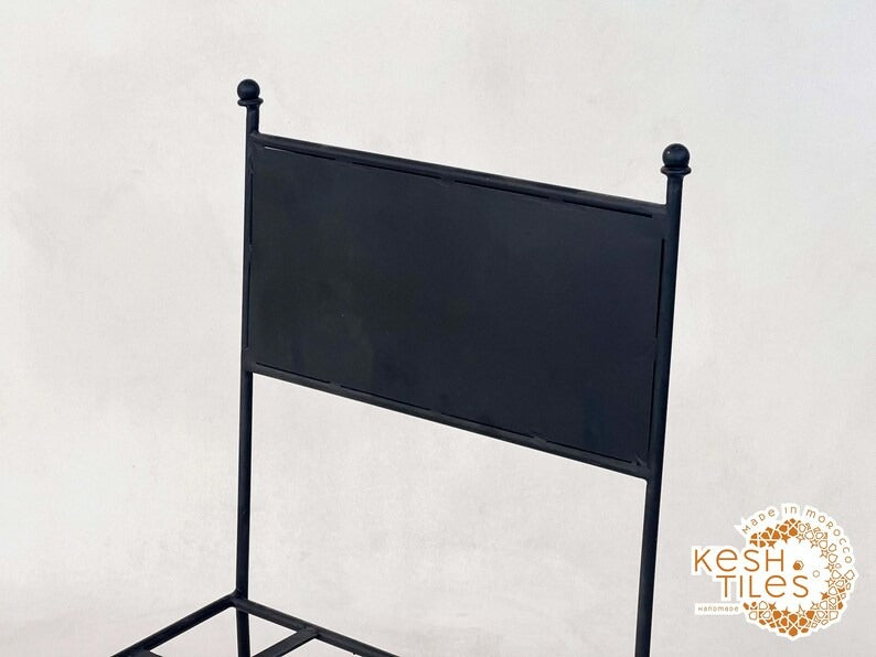 Asulas - Handmade Wrought Iron Chair Set, Indoor Outdoor Seating with Cushions